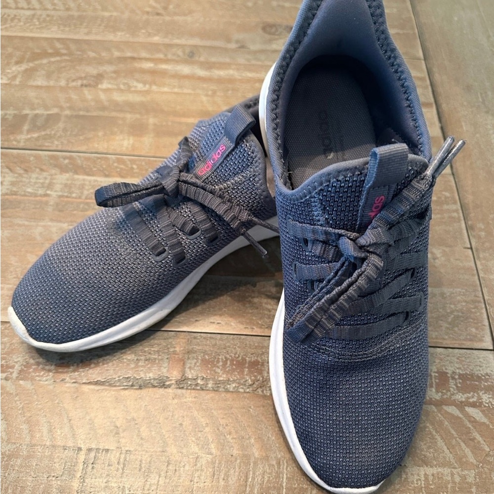 Adidas Cloudfoam Pure Gray Running Sneakers Women’s Size 9